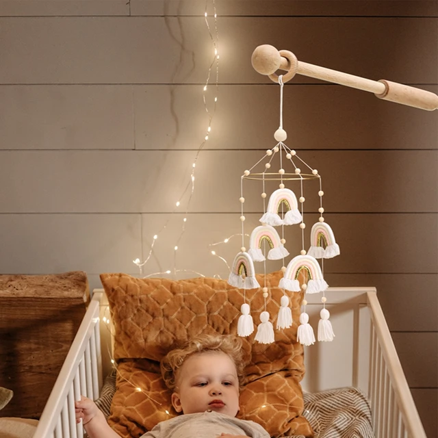 Wooden Mobile Crib Hanger Frame  Hanging Baby Crib Mobile Bed - 1set Baby  Mobile - Aliexpress