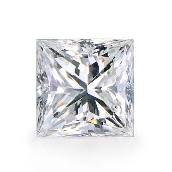 

Test Positive Excellent Cut VS1 F color 5.0mm Test Positive Brand Quality Loose Diamond Princess Moissanite Loose Gemstone