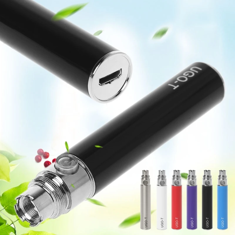 Barato Batería lateral para Ego-T CE4, atomizador de cigarrillos electrónico, carga USB, 650mah, envío gratis 5gyeO61y