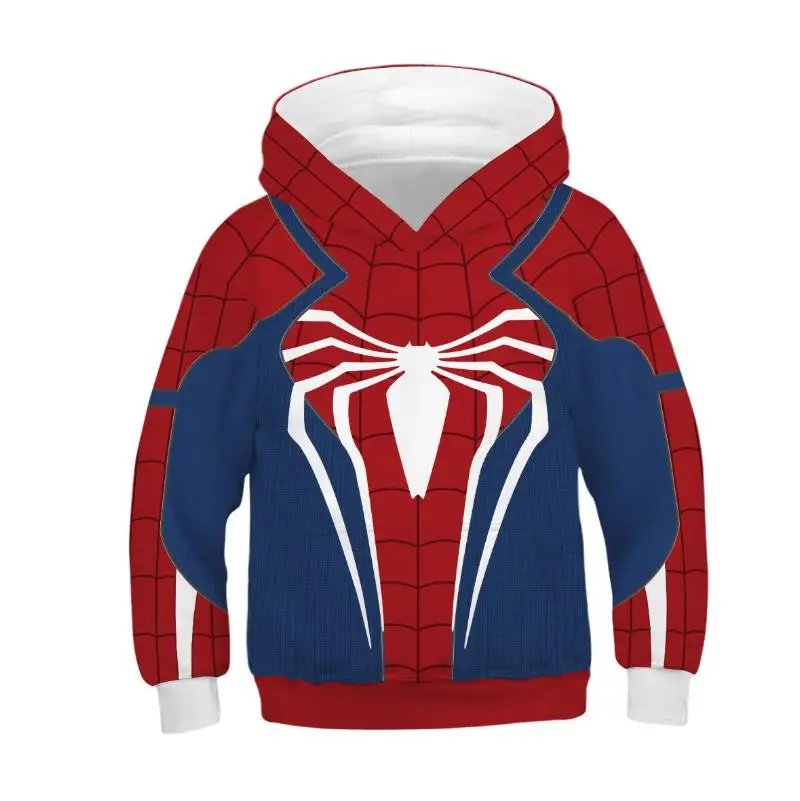 Promotion Jacket The Avengers Spiderman Captain America Iron Man Sweatshirt Autumn Quantum Warfare Hoodies Coats For 4-13y - Цвет: Небесно-голубой