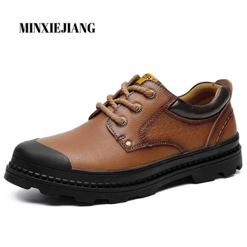 

Men's winter tooling shoes low to help casual shoes leather Martin shoes British wind men's shoes big shoes men's shoes