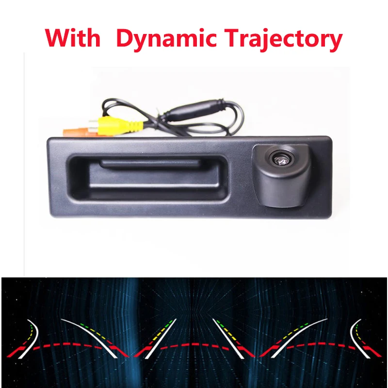 

Rear View Camera with Dynamic Trajectory for BMW F10 F11 F25 F30 3 Series 5 Series X3 E46 E39 E53 parking backup camera CCD HD