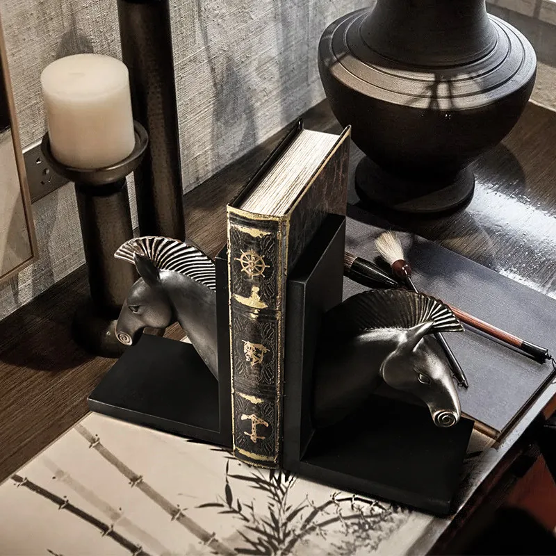 Элегантные настольные конфорки для книг в Европейском стиле, высококачественные офисные украшения, изделия из смолы, лучший подарок