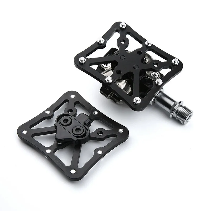 Adattatori Tacchetti SPD - Piastre Convertitore Da Scarpe Strada A Pedali MTB Shimano, In Alluminio E Policarbonato - 6