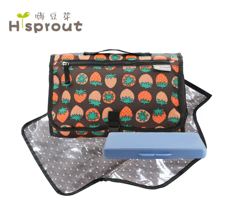 3 Hi Bean Sprout больше функций ребенок Портативный обмен мочи пеленания Pad Складная платформа Colchoneta 10-12 4-6 0-3 месяцев - Цвет: 3