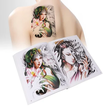 

56 Pages Exquisite Pattern Colour Body Tattoo Book Tattoo Practice Template Book Accessories Tattoo Supplies For Tattooing