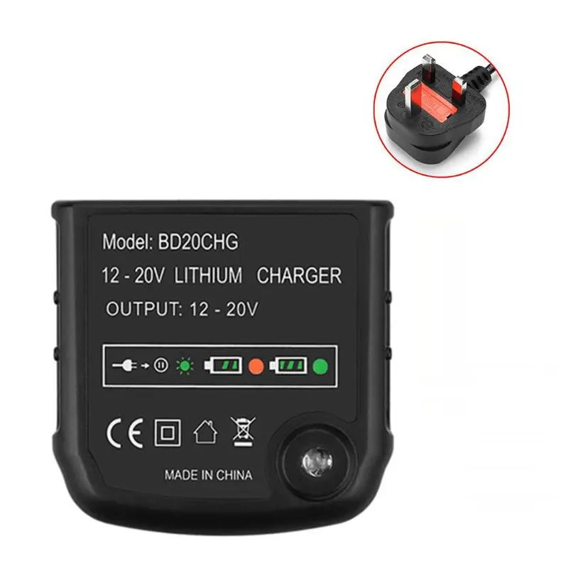 Литий-ионное зарядное устройство для Black and Decker 20V серии LBXR20 LBXR20-OPE LB20 95AF