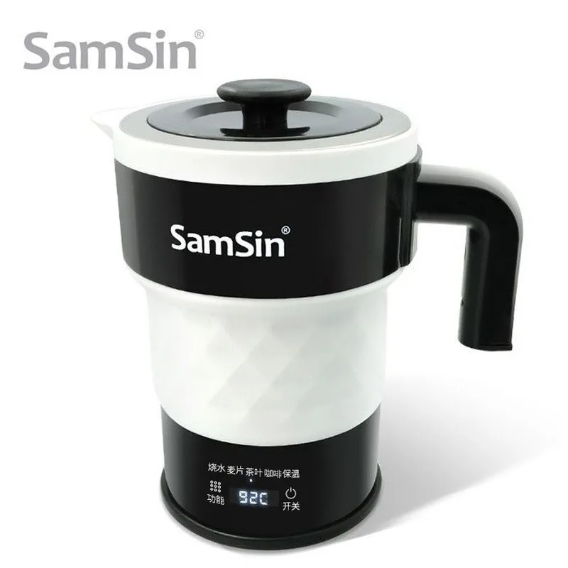 Mini travel electric kettle folding electric kettle travel hostel home mini portable kettle