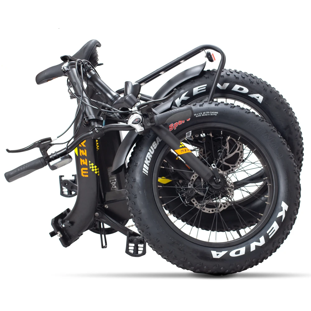 Bike And Electric Bike 48v500w 4.0 Fat 624wh Electric Mountain Bike Tires Of The Lithium Battery Of The Beach Leisure Emotor