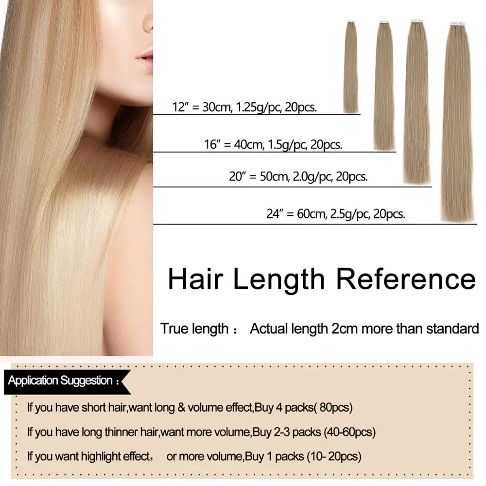 Neitsi прямая машина Remy человеческие волосы лента для наращивания 12 &quot16" 20 &quot24"