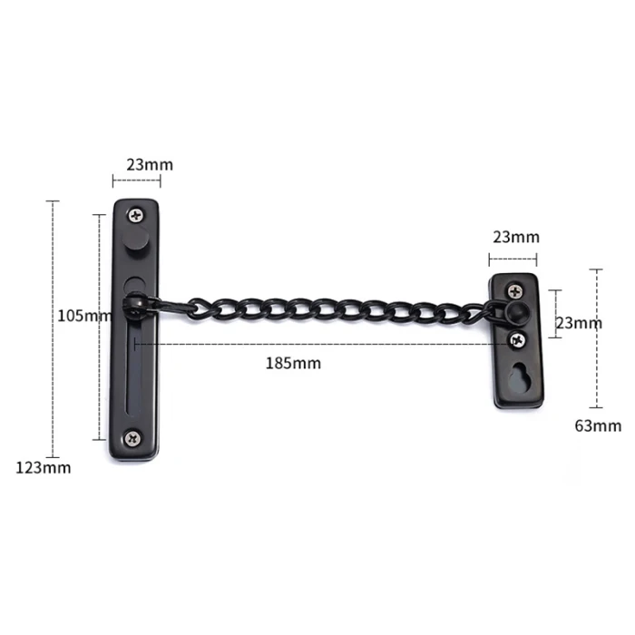 304 нержавеющая сталь Противоугонная дверная цепь замок домашняя защита болты защелка для внутренней двери DTT88