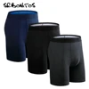 Boxers longs de marque pour homme, sous-vêtements masculins, caleçons, slips en coton, shorts de grande taille, 7 XL, lot de 3 pièces ► Photo 1/6