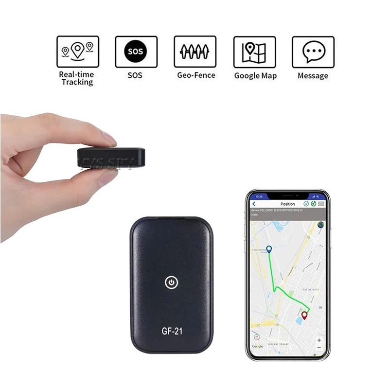 GF21 мини GPS-трекер LBS Wifi позиционирование SOS гео забор сигнализация 2G SIM SMS голосовой