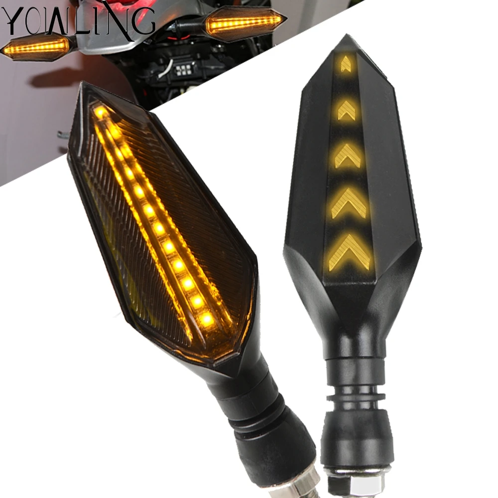 

Motorcycle 12 LED Turn Signal Lights Blinker Front Rear Lights For KAWASAKI GTR1400 ZX14R/10R/6R/250R BMW R NINE T G310GS C650