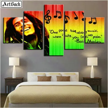 

Square/round 5d diamond painting bob marley reggae jamaica music singer full round diamond embroidery diamond art crafts 5pcs