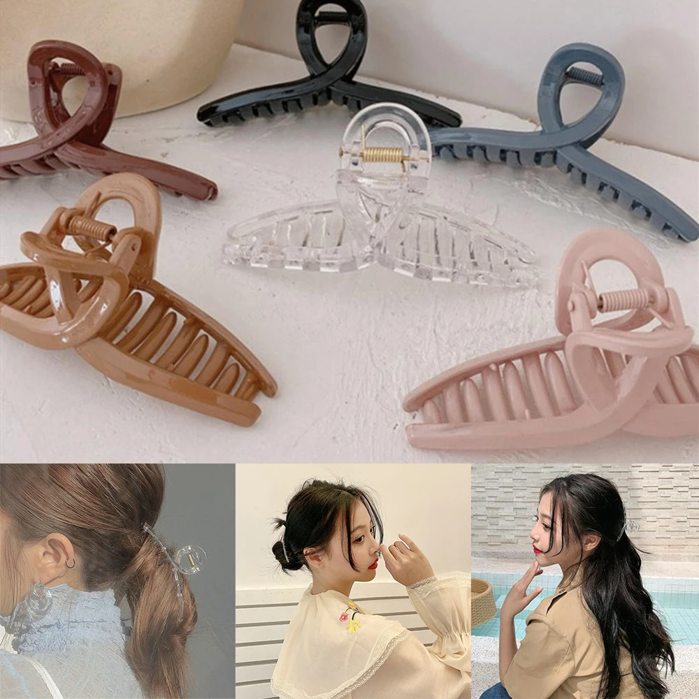 Hair Claw clip Korean pan hair big hair catch temperament lady