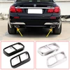 304 Stainless Steel Car Tail Muffler Exhaust Pipe Output Cover Trim For BMW 7 Series F01 2009-2014 Auto Exterior Accessories 1