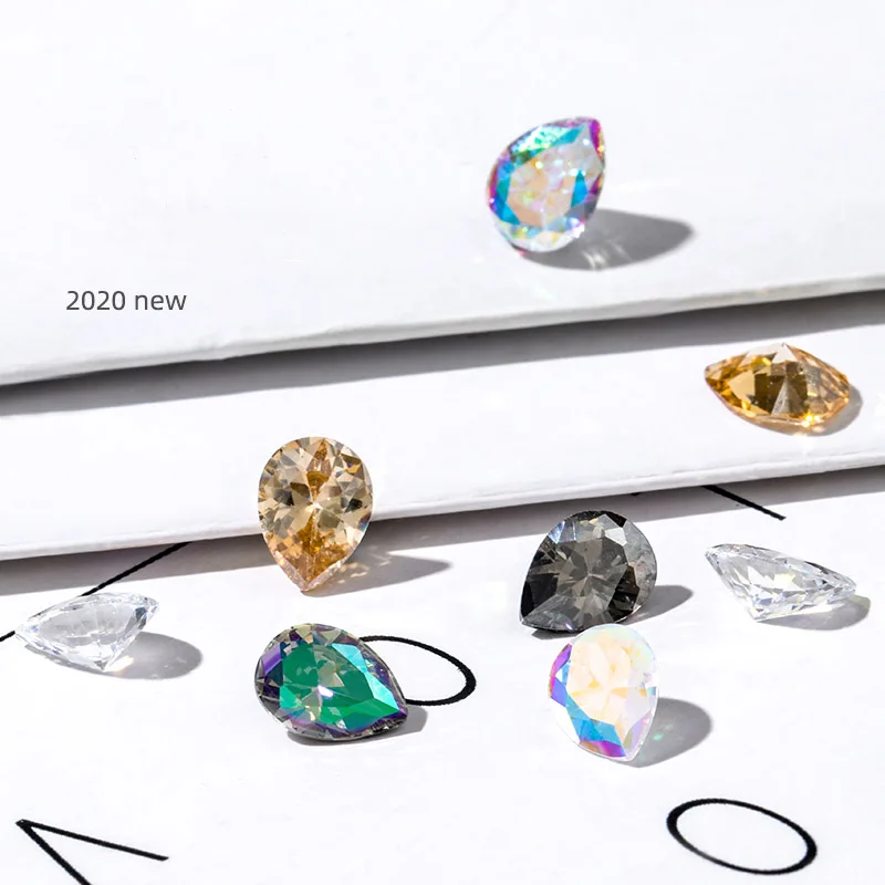 20 Pcs Multi Size AAAAA Zircon Natural Gemstone High Quality Jewelry Zirconia for Earring Necklace Making Accessories for Women