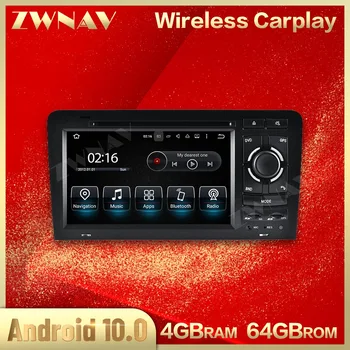 

4G+64GB Android 10.0 Screen Car Multimedia Player For Audi A3 2003 2004 2005-2011 GPS Navi Auto Audio Radio Stereo IPS Head Unit