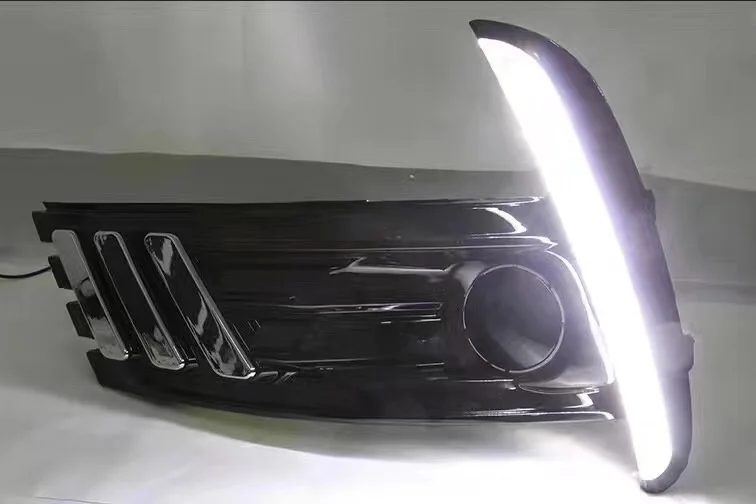Eosuns Led Drl Daytime Running Light with Dim Control + Yellow Turn Signal Wireless Switch for Toyota Corolla 2017-2018 |