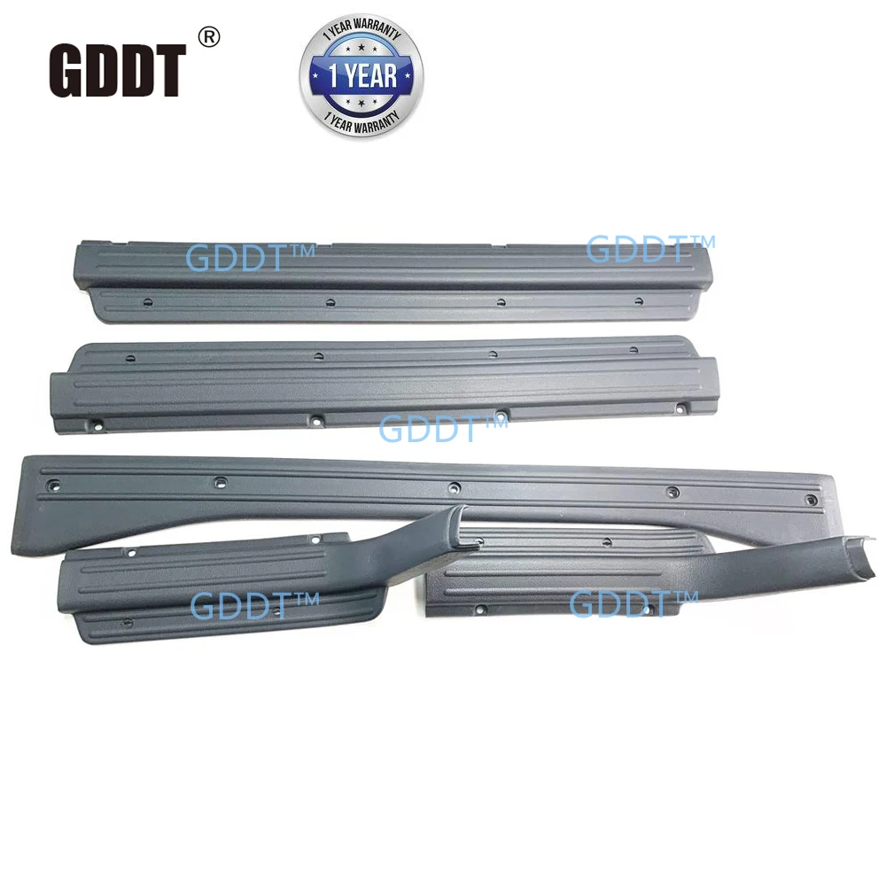 Narrow body 1989-1999 floor cover for pajero 2nd door sill for montero inner press decoration strip for shogun 5 pieces kit