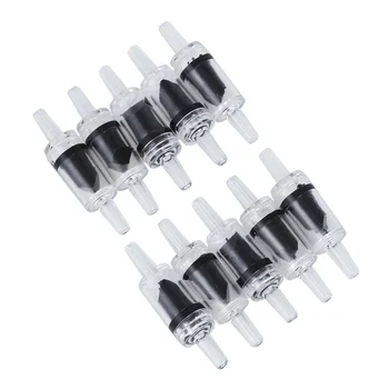 

10 pcs Non-Return One Way Check Valve CO2 Aquarium Fish Tank Air Pump
