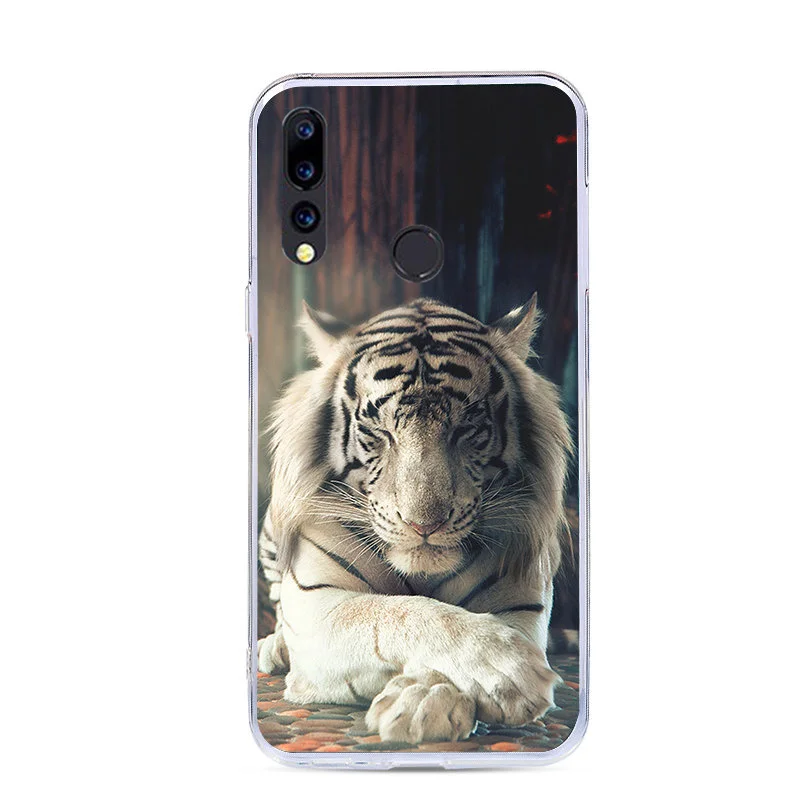 Чехол CALROVTE Для Doogee N20 Wolf чехол из силикона и ТПУ Для Doogee N20 Кошка Животное оболочка сумка корпус чехол для телефона для N 20 - Цвет: 38