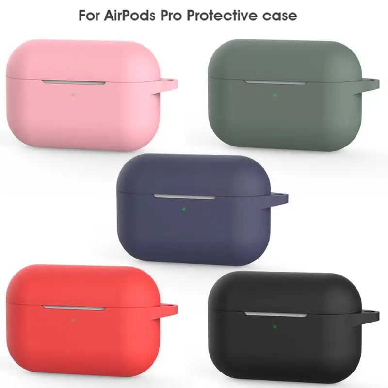 Чехол для наушников для AirPods Pro, беспроводная гарнитура, зарядная коробка, защита от падения, защитный чехол, силиконовый чехол для наушников