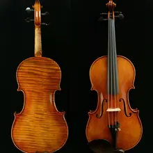 Настоящая фотография горд скрипка потрясающий звук мастер Wang's собственный работа Stradivari 1716 Messiah скрипка