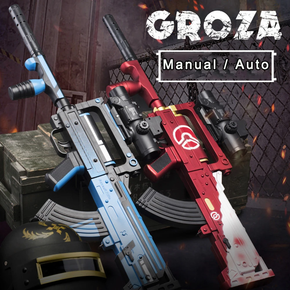 Пластиковый игрушечный пистолет Groza с водяным гелевым шариком ручная