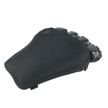 

Motorcycle Air Seat Cushion Pain Relief Shock Absorption Multi-Cell Design Air Cushion Sports Travel Open-Mesh Side Panel Seat