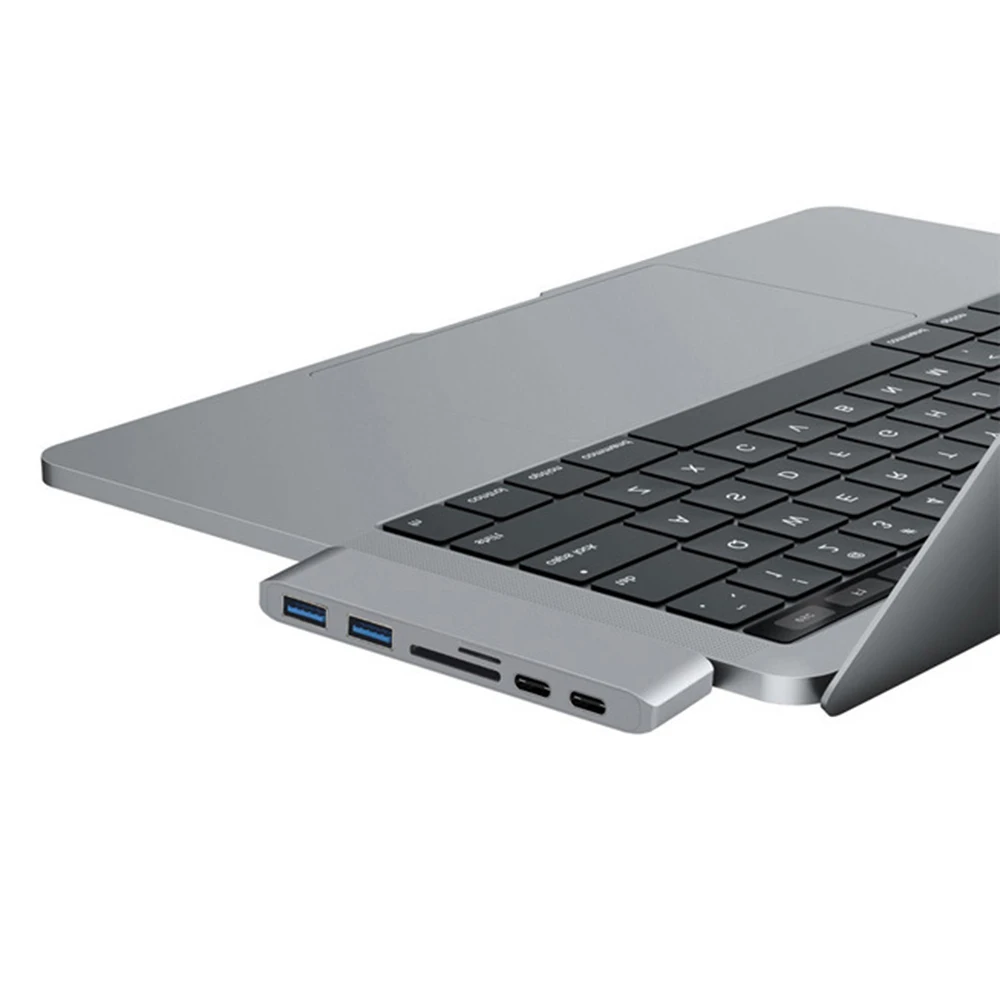 Двойной type-C концентратор адаптер для MacBook Pro 1"- 13" 1" и MacBook Air W/HDMI PD зарядка USB C концентратор адаптер док-станция