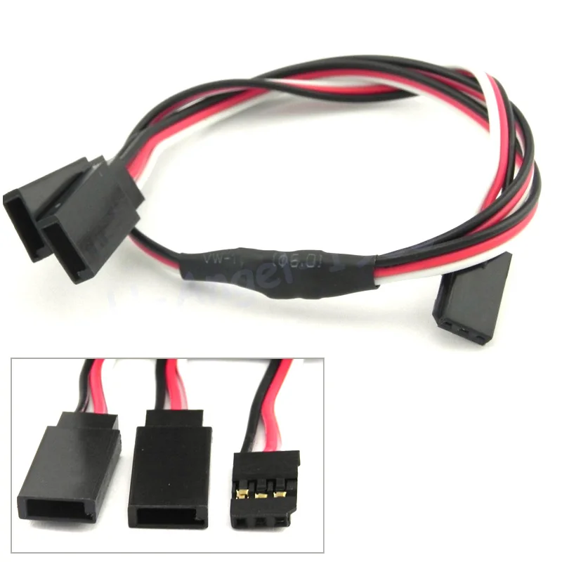 

5 шт./лот 150 мм 300 мм 500 мм RC Servo Y удлинитель Кабель свинцовый провод для JR Futaba Rc батареи Дрон автомобиль Лодка вертолет самолет