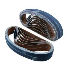 Bandes abrasives en oxyde d'aluminium, pour le travail du bois, papier de verre, grain 40/60/80/120 #, 5 pièces