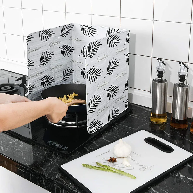 Kitchen Aluminum Foil Anti Frying Oil Splash Protection Screen Cover