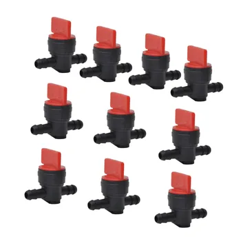 

10pcs 1/4 In-Line Straight Fuel Gas Shut-Off Valves Kit For KAWASAKI / Tecumseh