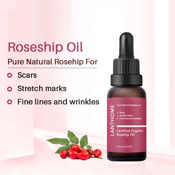 

Acne Scar Removal Remove Stretch Mark Pure Organic Rosehip Oil Anti Wrinkle Improve Skin Firmness Fade Fine Lines Skin Care