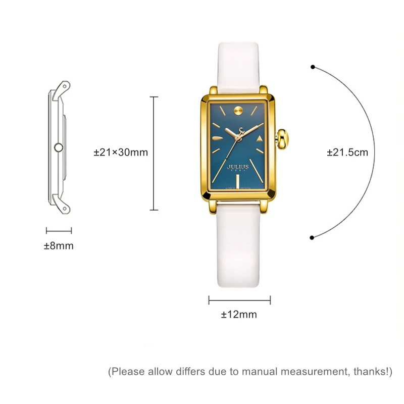 Женские модные повседневные кварцевые аналоговые водонепроницаемые часы, женские часы с кожаным ремешком, высокое качество, подарок, часы Julius Girls Hour Time Reloj