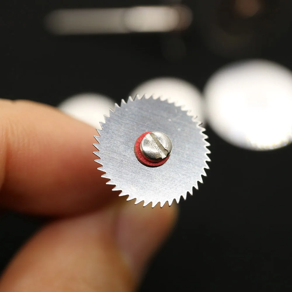 5pcs Dental lab Stainless Steel disc disks cutting disc tool for Soft Plastic,Acrylic, Wood etc 0.20mm with 1 mandrels