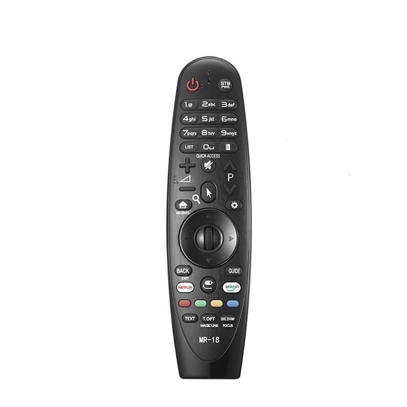 Tesiway пульт дистанционного управления для LG Magic Smart tv AN-MR18BA пульт дистанционного управления для LG универсальный волшебный пульт дистанционного управления с кнопками Netflix Amazon - Цвет: Черный