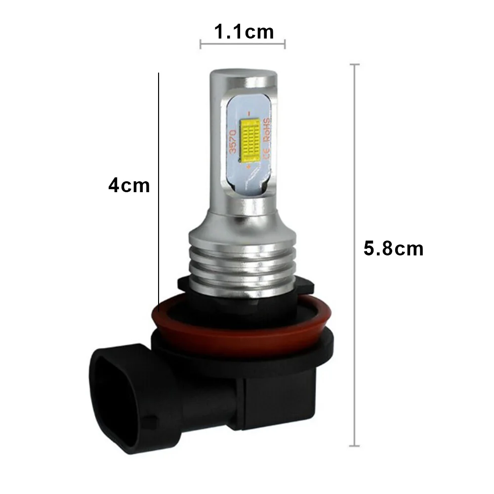 

Car Auto H8 H9 H1 LED Bulb 35W 8000K Headlight Fog Light Hi/Lo Beam Replacement
