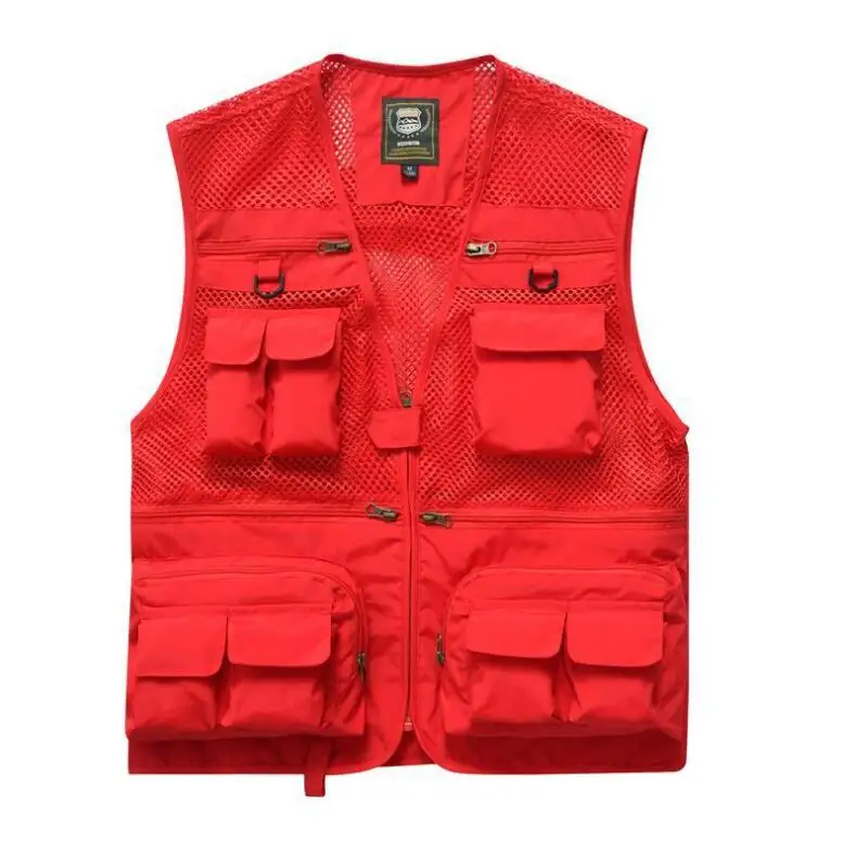 Plus Size S-5XL Men's Outdoor Vest Hiking Fishing Photography