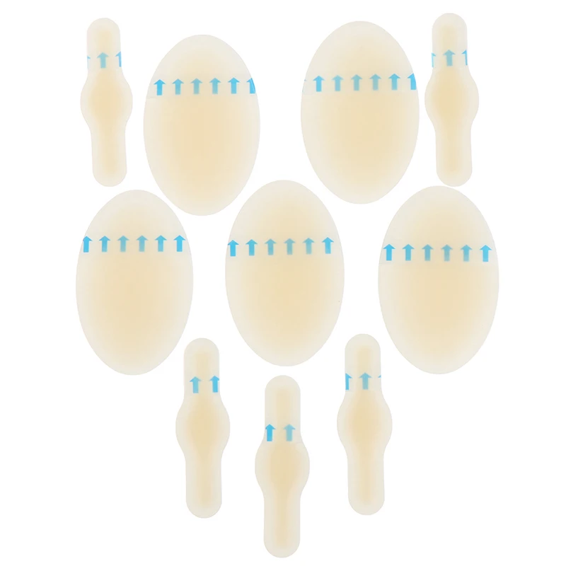 5/10PC Relief Pain Blisters Bunions Calluses Friction Pressure Spots Heel Pain Soft Hydrocolloid Pads Gel Shoes Stickers