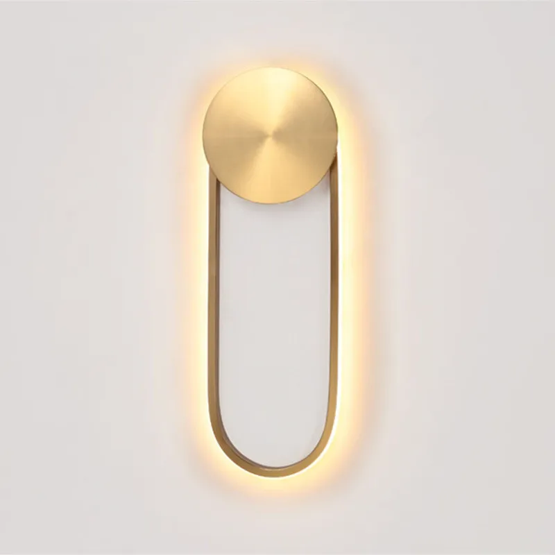 

Nordic Mult-colour Wall Lights U-shaped Creative Wall Lamp For Living Room Bedroom Bedside Home Lighting Wall Sconce WA180