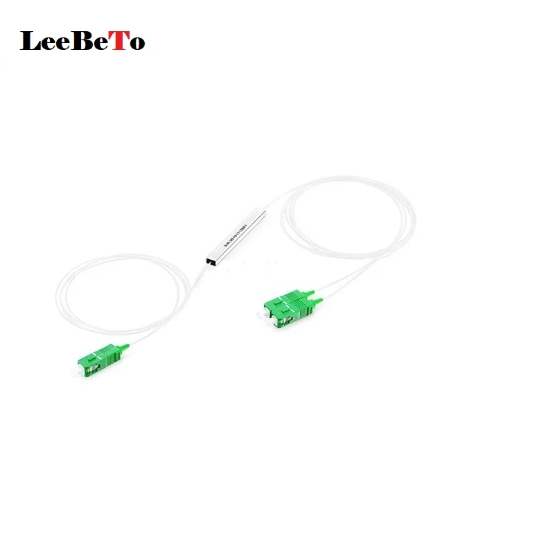 

10pcs Fiber Optical PLC Splitter SC APC 1×2 Mini steel tube type 1x2 0.9mm Fiber Opitc Splitter SC/APC Connector