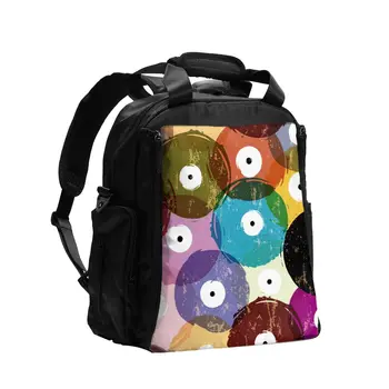 

Diaper Bag Abstract Circle Baby Nappy Organizer Bag Maternity Bag for Baby Care for Mom