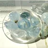 Best Selling Natural Healing Crystals Celestite Tumbles Stone For Christmas Decoration 6