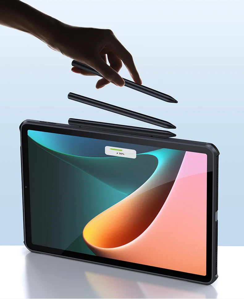 Suporte Invisível, Capa de Proteção Completa, Airbags, Xiaomi Mi Pad 5
