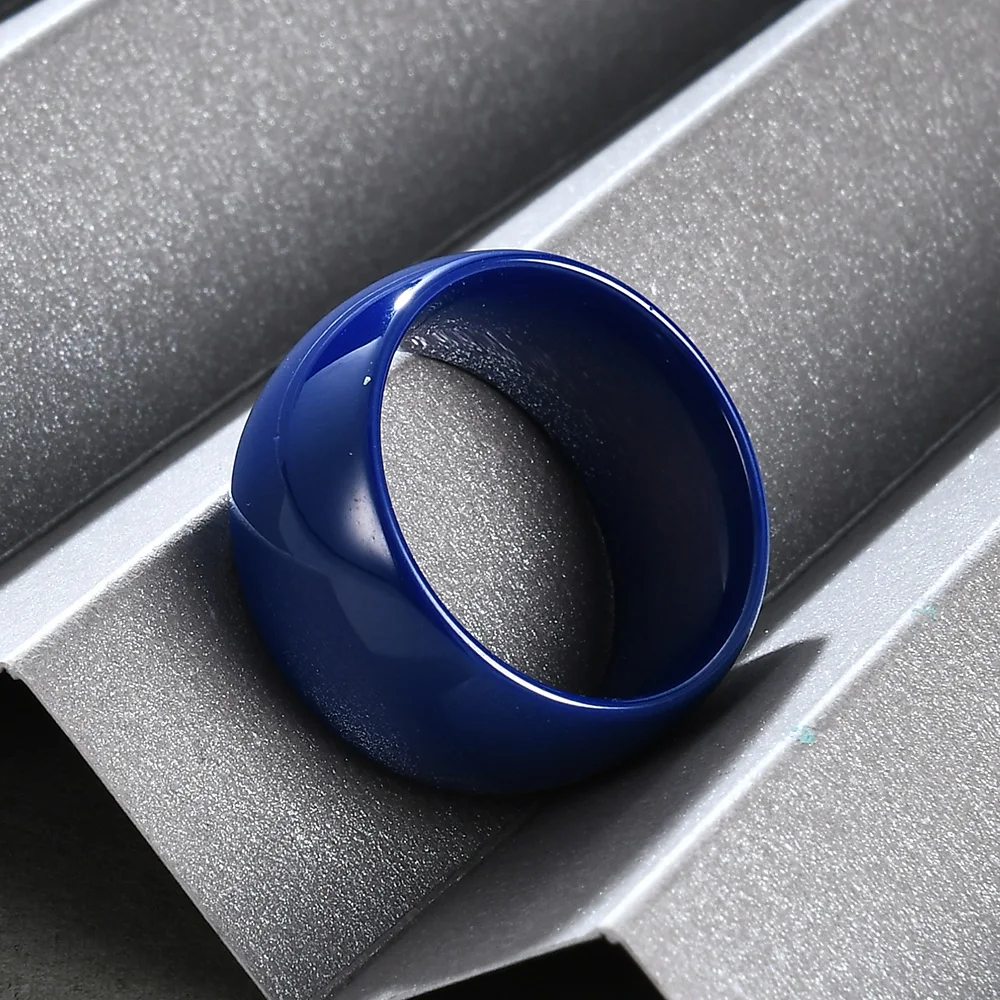 8mm Polished Ceramic Wedding Rings for Men Women wedding rings finger rings fashion rings fashion ring