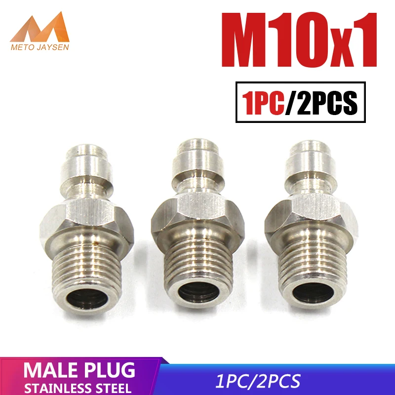Connector Quick-Coupler Stainless-Steel Pcp Paintball 8MM for Air-Socket M10x1thread
